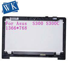 For Asus S300 S300C S300CA 13.3" inch Touch Screen Digitizer + Frame Replacement