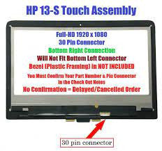 Touch Screen Assembly-No Bezel For HP Pavilion X360 13S 13-S060SA Touch Screen Digitizer LCD LP133WF2 SP L1 FHD