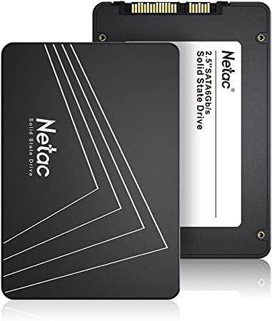 Netac SSD 2TB Internal Solid State Drive HDD 2TB (3D NAND, SATA, 2.5 Inch, Internal SSD), Black