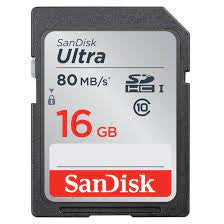 SANDISK 16GB ULTRA UHS-I SDHC MEMORY CARD (CLASS 10)